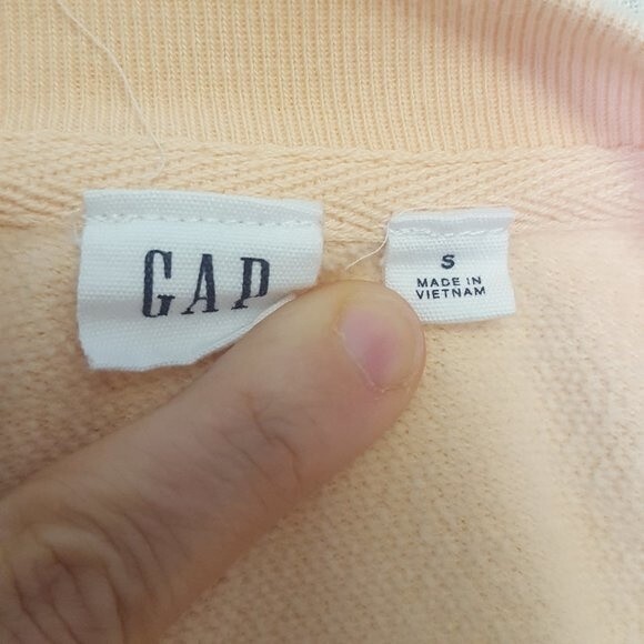 GAP Peach Short Sleeved Sweatshirt - Picture 4 of 4